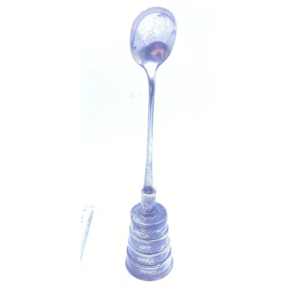 Napier Silver Plated Valve Jigger Bar Spoon Vintage Free Shipping READ Please